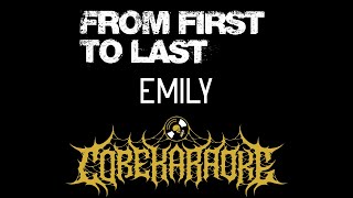 From First To Last  Emily Karaoke Instrumental [upl. by Vilma]