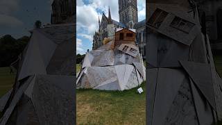 Art at Salisbury Cathedral hilaryjack seaview salisbury art artwork travel uk wiltshire [upl. by Voleta]