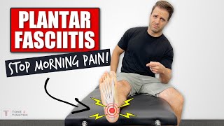 INSTANTLY Relieve Plantar Fascia Heel Pain 5Minute Morning Routine [upl. by Kahcztiy978]