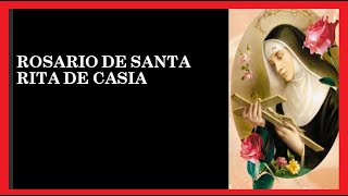 Rosario de Santa Rita de Casia 🙏🙏🙏💓🌷🌷🌷 [upl. by Solhcin]