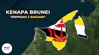 Kenapa Wilayah Brunei Terpisah Menjadi 2 Bagian [upl. by Jeramie]