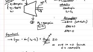 Thermodynamics Isentropic Example [upl. by Anilehcim]