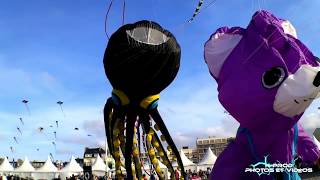 kites festival international dieppe 2018 [upl. by Aketahs722]