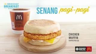 Senang pagipagi with McDonald’s® Chicken Muffin [upl. by Andrews]