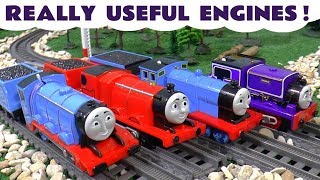 Thomas and Friends Really Useful Engines Toy Trains Stories [upl. by Kcyred]