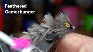 Tying the Mini Feathered Gamechanger  McFly Angler Fly Tying Session [upl. by Auop912]