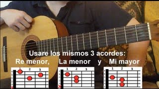 Clases de guitarra Triplete Flamenco Ritmo numero 3 Primera parte [upl. by Liagaba]