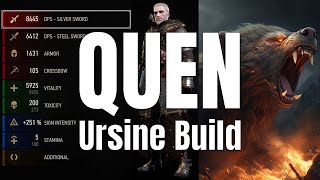 Witcher 3 Quen Ursine Build TOP 5 Series [upl. by Aicul754]