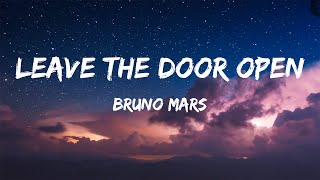 Bruno Mars Anderson Paak Silk Sonic  Leave the Door Open Lyrics [upl. by Flatto]