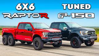 F150 R 6x6 v 775hp F150 DRAG RACE [upl. by Sualk]