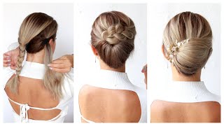 😍 8 EASY DIY Elegant Hairstyles Compilation 😍 Hairstyle Transformations [upl. by Allemac282]