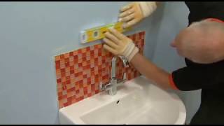 How to Lay Mosaic Tiles Installing Mosaic Tile [upl. by Harilda]