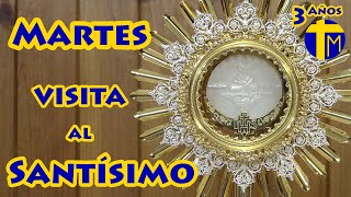 Adoración al Santísimo Sacramento del Altar Visita al Santísimo de hoy Martes [upl. by Taryne]