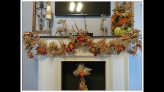 Tricias Creations Fall Rope amp Leaves Garland [upl. by Clementas448]