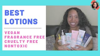 Best Lotions  Vegan Fragrance Free Nontoxic Cruelty Free [upl. by Colton]