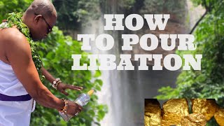 HOW TO POUR LIBATION [upl. by Arimlede]