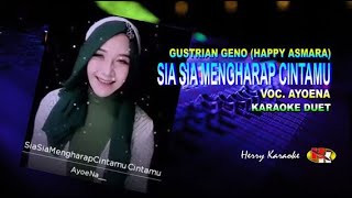 Sia Sia Mengharap Cintamu Karaoke Koplo Nada Cowok [upl. by Rhetta]