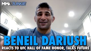 Beneil Dariush Reacts to UFC Hall of Fame Honor Plans Comeback After BacktoBack KO Losses [upl. by Llirrem]