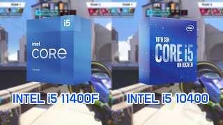 INTEL i5 11400F vs INTEL i5 10400 with RTX 3080 7 Games  FHD  1080p [upl. by Akire]