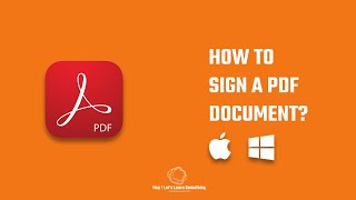 How to digitally sign a pdf document with or without Adobe Acrobat Also create a digital signature [upl. by Felike557]