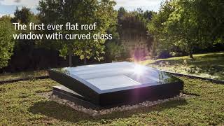 New VELUX curved glass rooflights – better looking inside and out [upl. by Leid]