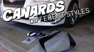 APR  NRG BUMPER CANARDS UNIVERSAL SUBARU WRX STi [upl. by Yerffoj]