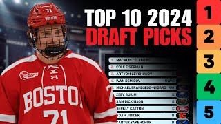 My NHL 2024 Draft MOCK DRAFT [upl. by Alber]