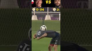 Neck stall tutorial Lewandowski and Neymar footballskils neymardribbling viraltutorial shorts [upl. by Wyne]