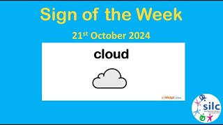 Makaton sign of the week cloud ☁️ [upl. by Maire]