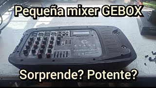 GEBOX o JBL  mixer amplificada chulada [upl. by Aleakam]