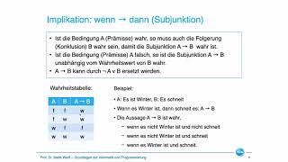 Einführung in die Aussagenlogik [upl. by Jerry122]