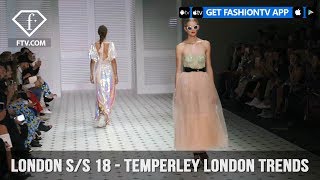 Temperley London Spring ReadyToWear 2018 Poetic UltraFeminine Collection  FashionTV  FTV [upl. by Zulaledairam343]