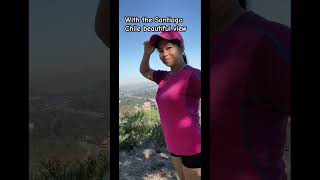 With the Santiago Chile beautiful viewshortvideo shorts [upl. by Enyluqcaj]