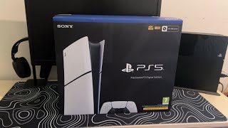 PS5 Slim Unboxing  Setup [upl. by Thgiwed44]