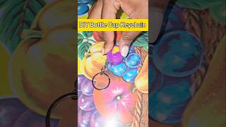 Super Easy to Make Peardrax Cap Keychain diy 🍐✨️ diykeychains upcycling easycraftideas diy [upl. by Sieracki]