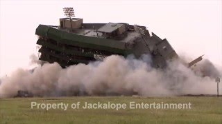 Floyd Casey Stadium implosion [upl. by Enelhtac]