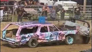 Schaghticoke Fair Demolition Derby V8’s 9423 [upl. by Odama]