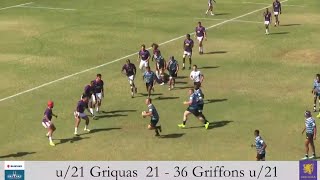 Griquas U21 vs Griffons u21 Highlights [upl. by Repsihw]