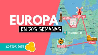 ¿Cuánto cuesta viajar a Europa en 2023 [upl. by Retniw]