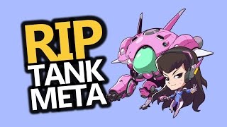 RIP Tank Meta Ana DVa Hog NERFS Overwatch Patch 17 Overview  January 2017 [upl. by Trahern]