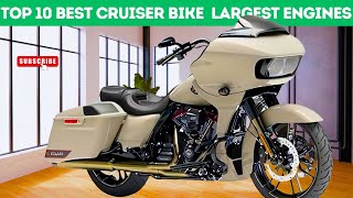 Top 10 Best Cruiser Motorcycles with the Largest Luxury Touring Engines  You Must Buy Now [upl. by Annaeiluj]