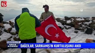 Kardelen TV  DAĞCILAR SARIKAMIŞIN KURTULUŞUNU ANDI [upl. by Ailicec]