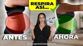 Como se debe respirar en los HIPOPRESIVOS para Aplanar Abdomen [upl. by Petie]