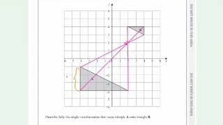 Enlargement with a negative and fractional scale factor [upl. by Anitsirhk25]