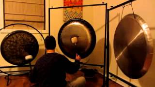 Paiste 26quot Sound Creation 30quot Symphonic amp Sabian 28quot Zodiac Gongs [upl. by Ahsenad]