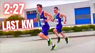 Jakob Ingebrigtsen 1328 5K Road Race NEW RECORD [upl. by Akiehs561]