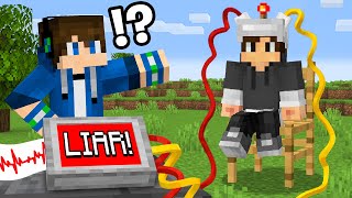 Using a LIE DETECTOR on YOU in Minecraft [upl. by Suki]