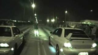 Mitsubishi Galant VR4 vs Evolution VIII evo 8 Street Race [upl. by Eceela]