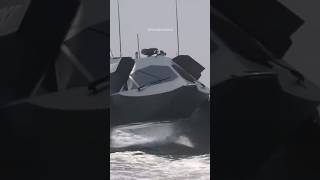 How this secret stealth boat fly underwater shorts [upl. by Yraillih586]