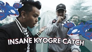 THE MOST INSANE KYOGRE CATCH W MYSTIC7 IN POKEMON GO [upl. by Tdnerb663]